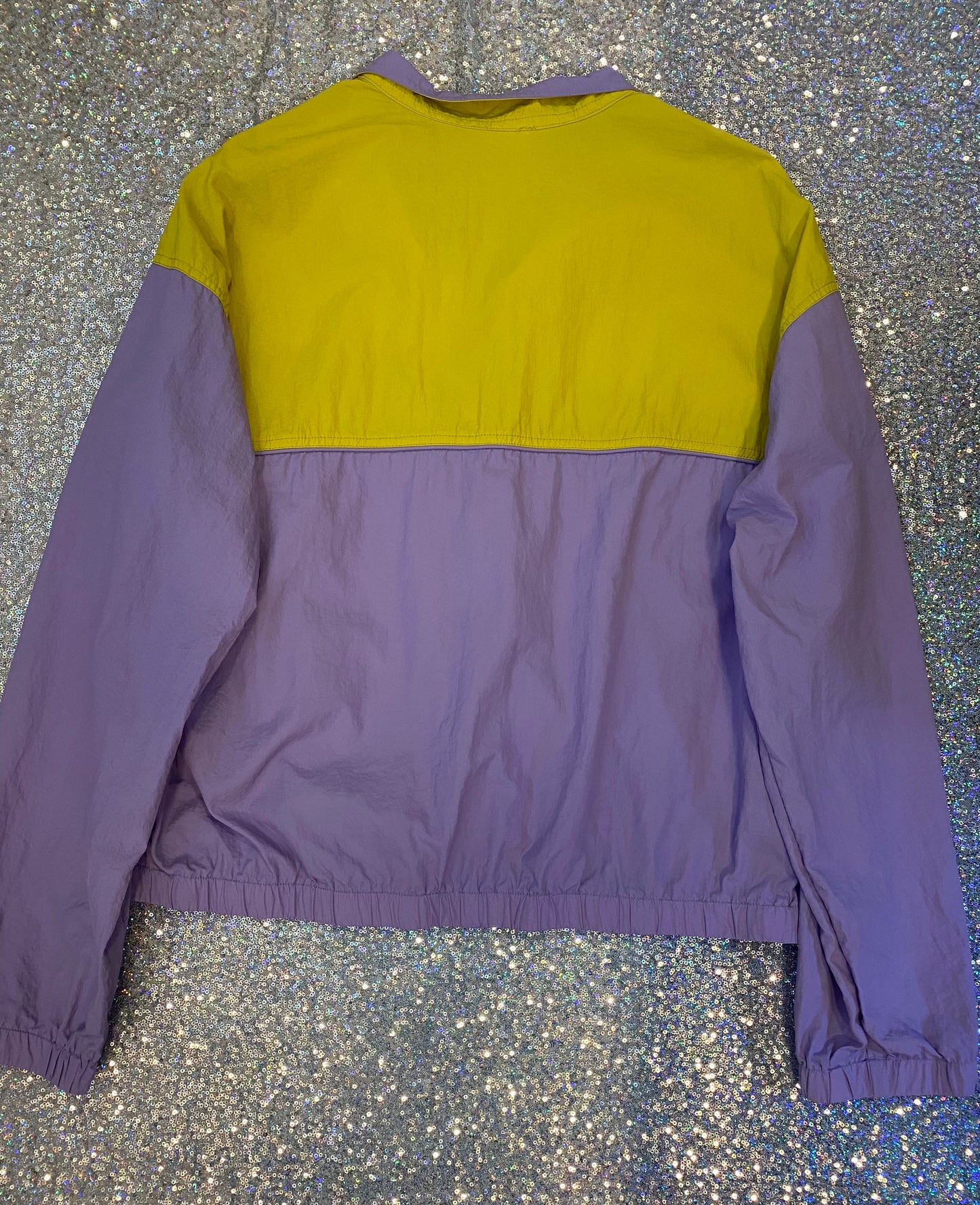 Color block windbreaker
