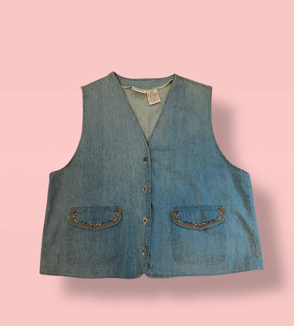 Vintage Denim Vest
