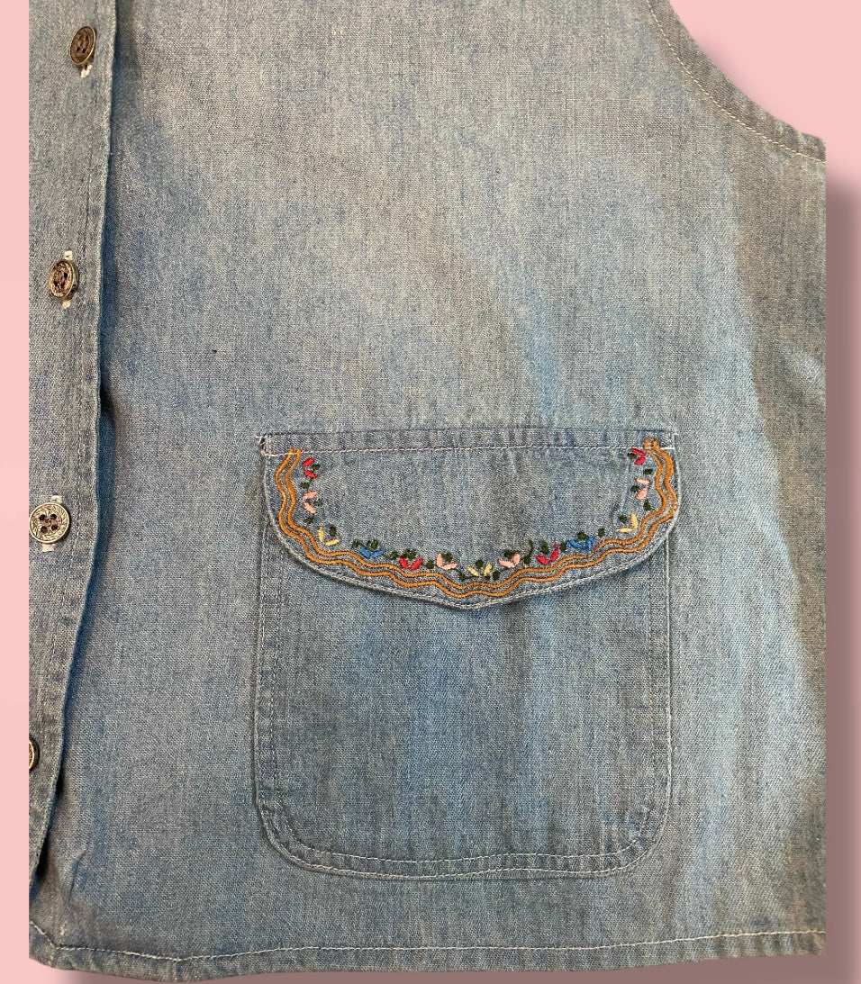 Vintage Denim Vest