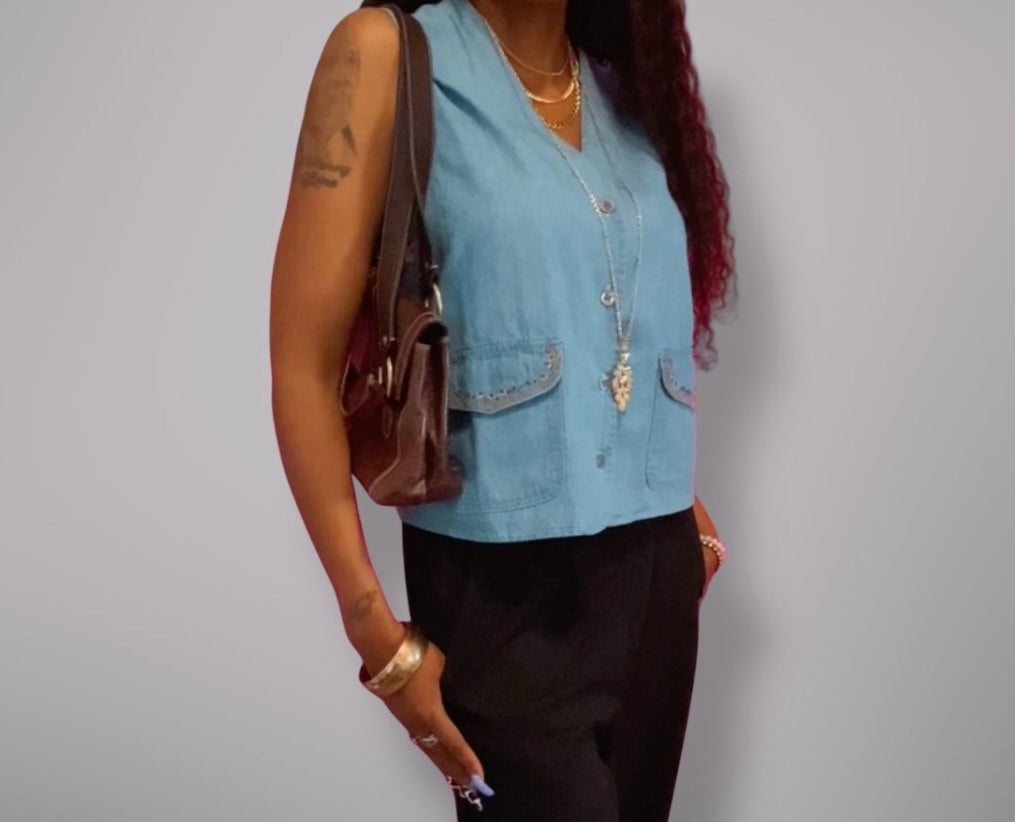 Vintage Denim Vest