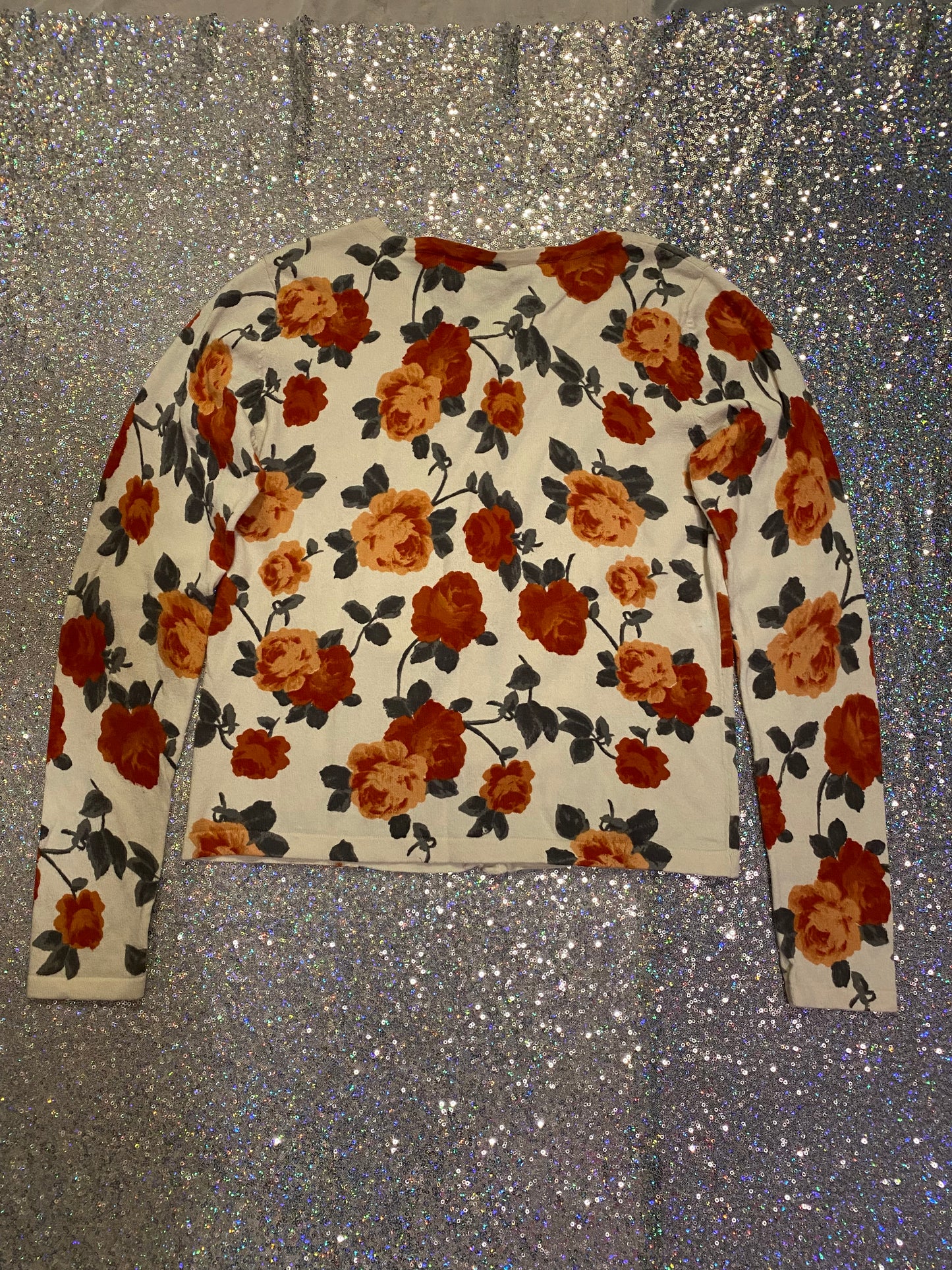 Forever 21 floral cardigan