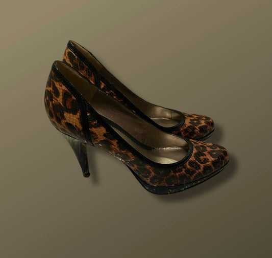 Bandolino cheetah print heels