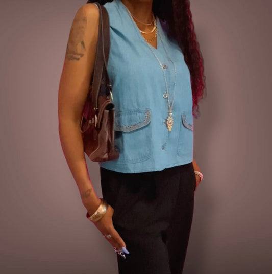 Vintage Denim Vest