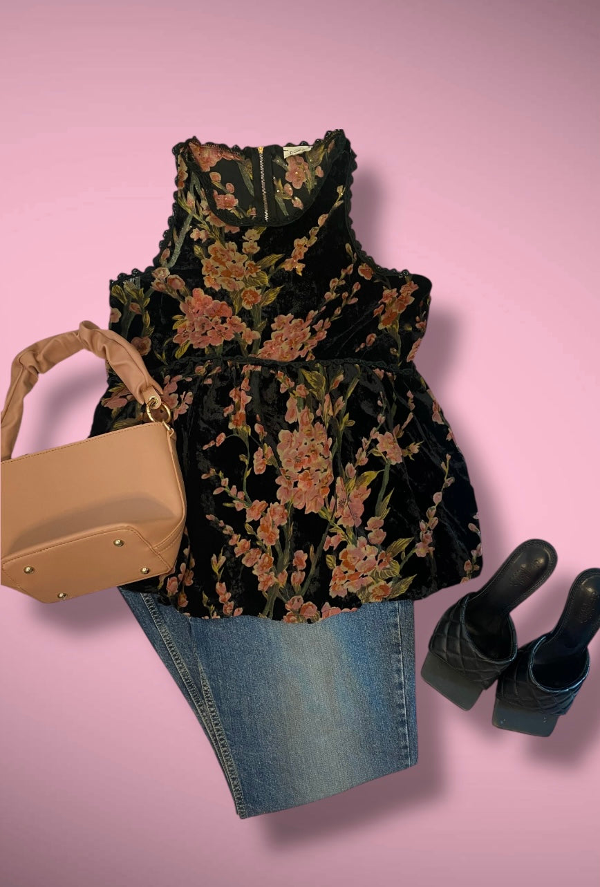 POL Baby Doll vintage inspired Top