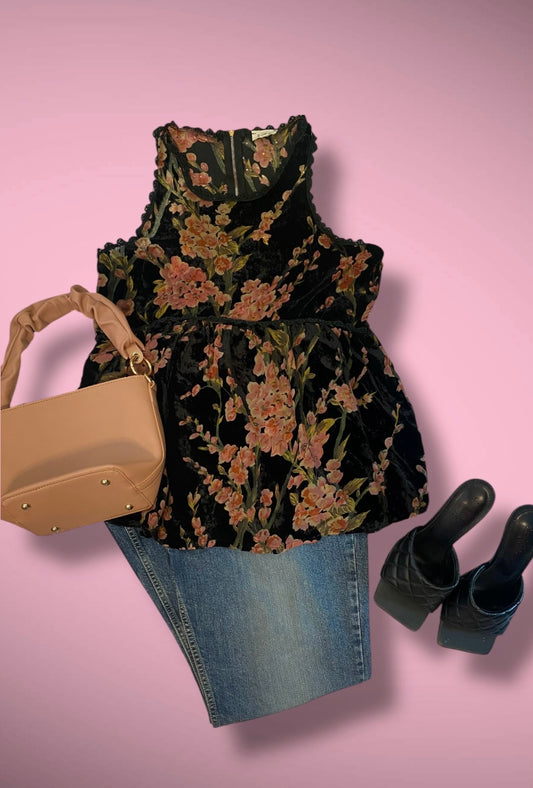 POL Baby Doll vintage inspired Top